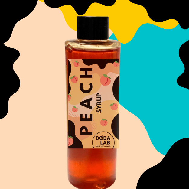 PERSIKŲ SKONIO SIRUPAS BURBULINEI ARBATAI