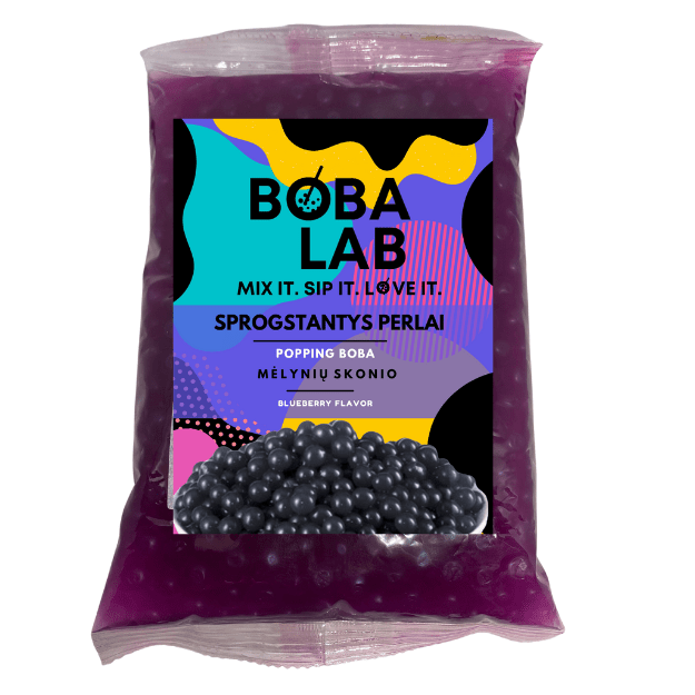 MĖLYNIŲ SKONIO SPROGSTANTYS PERLAI 1