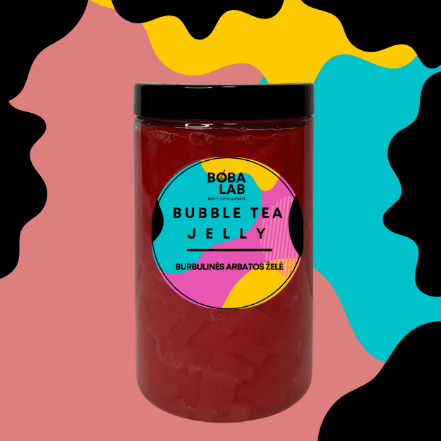 VYŠNIŲ SKONIO BURBULINĖS ARBATOS ŽELĖ