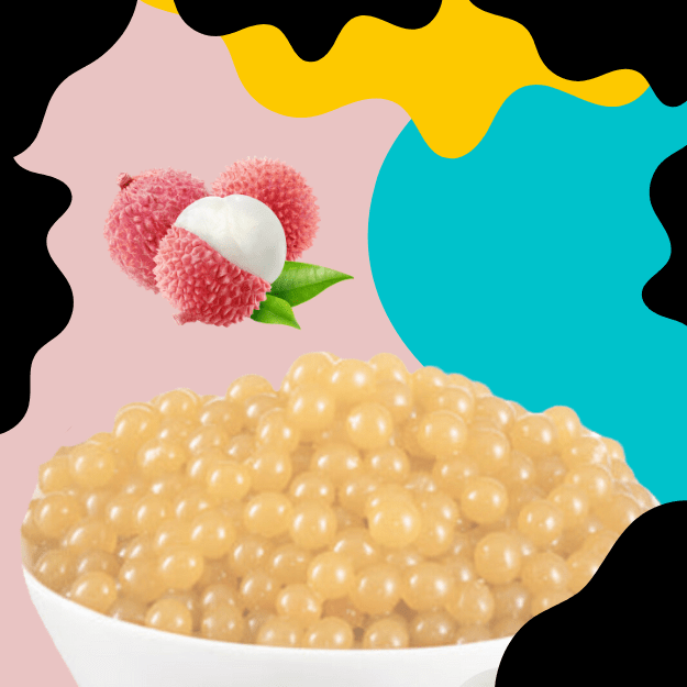 LIČIŲ SKONIO SPROGSTANTYS PERLAI