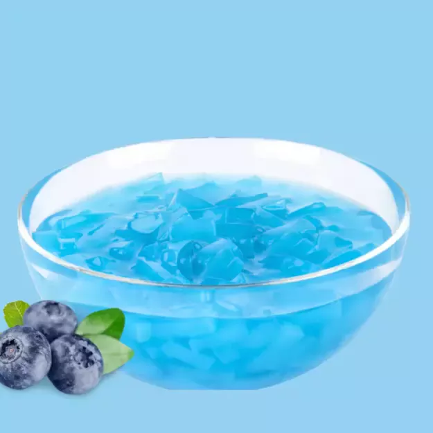 MĖLYNIŲ SKONIO BURBULINĖS ARBATOS ŽELĖ 1